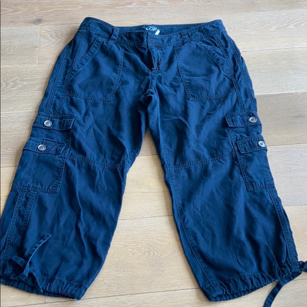 NWOT Loft Capri cargo Pants Size 8